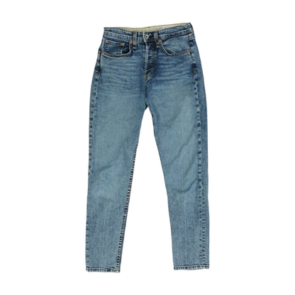 Blue Tapered Jeans