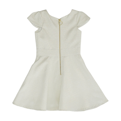 Ivory Polka Dot Dress