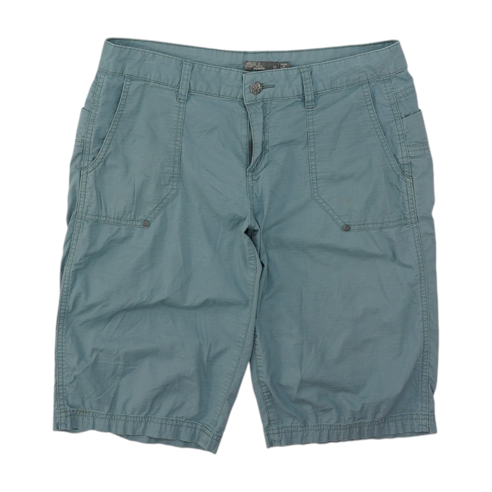 Blue Solid Chino / Khaki Shorts