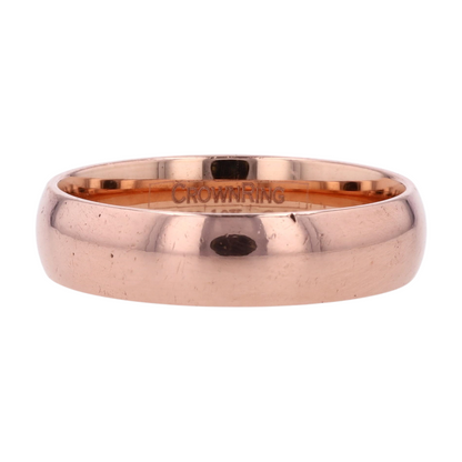 10K Rose Gold Band Ring