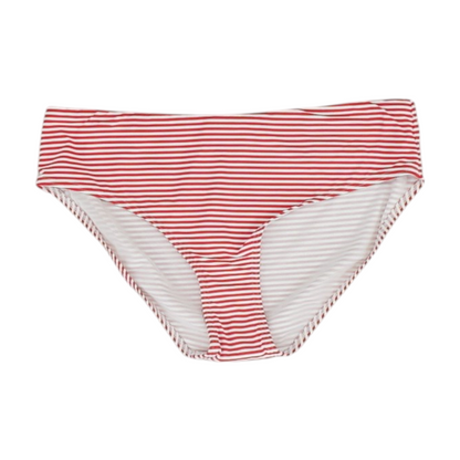 Red Striped Swim Bottom