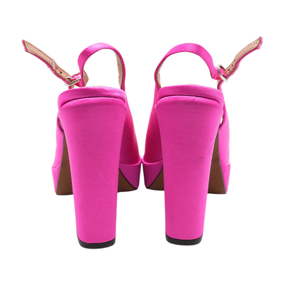 Pink Block Heels