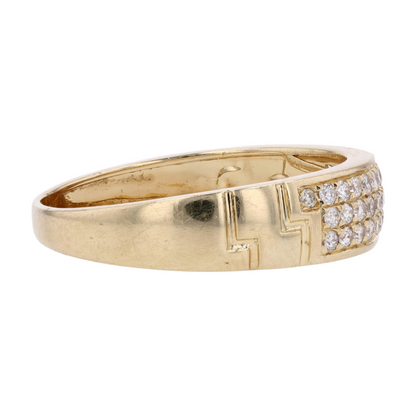 1/10 ctw 14K Yellow Gold Diamond Band Ring