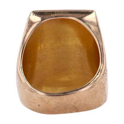 10K Yellow Gold Statement Ring
