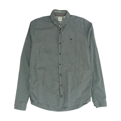 Gray Check Long Sleeve Button Down