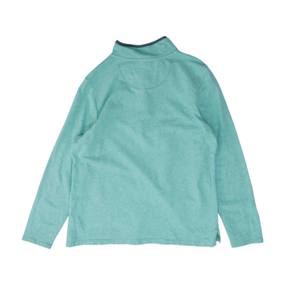 Green Solid Sweatshirt Pullover