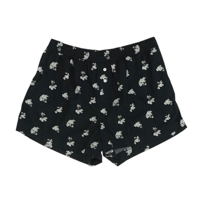 Black Floral Pajama Bottom
