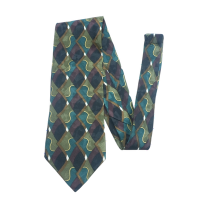 Vintage Multi Abstract Neck Tie