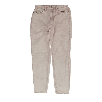 Pink Solid Jeans