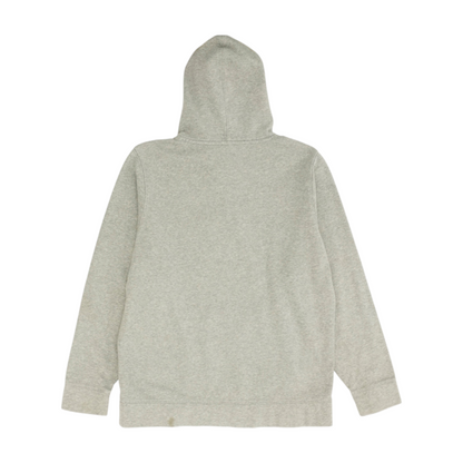 Gray Solid Hoodie Pullover