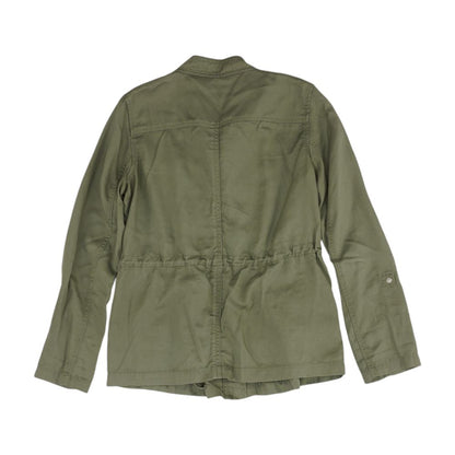 Green Solid Button Down