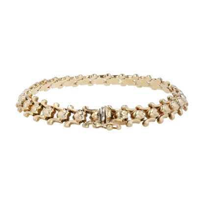 14K Yellow Gold Chain Bracelet