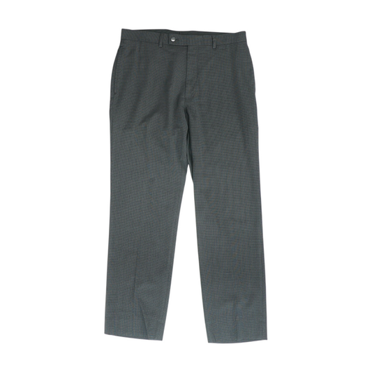 Black Check Regular Pants