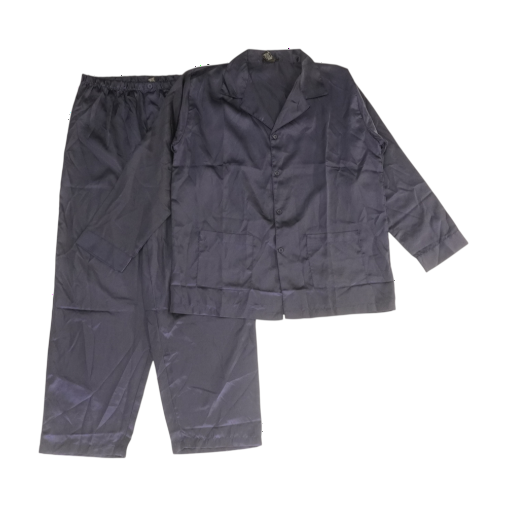 Navy Solid Pajama Set
