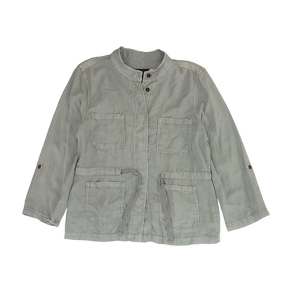 Gray Solid Jacket