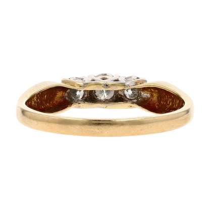 3/4 ctw 14K Yellow Gold Diamond Engagement Ring
