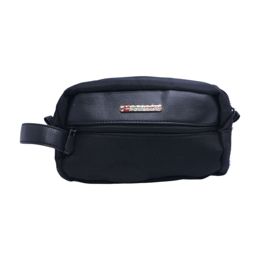 Alpine Swiss Black Toiletry Bag – Image 1
