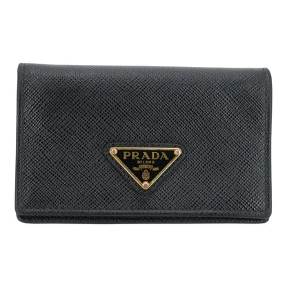 Black Saffiano Leather Card Holder
