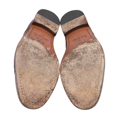 Brown Lace-Up Casual Shoes