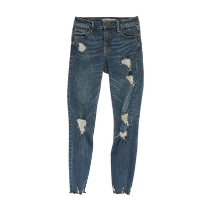 Navy Solid Jeans