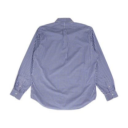 Blue Check Long Sleeve Button Down