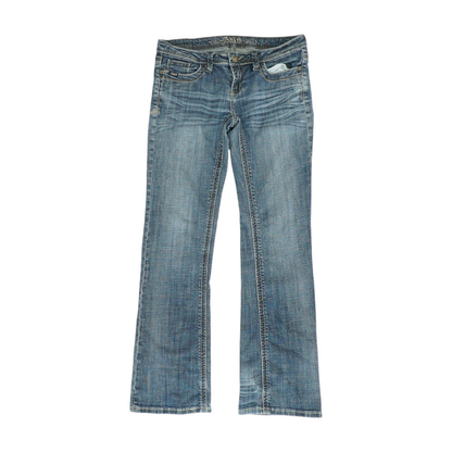 Blue Bootcut Jeans