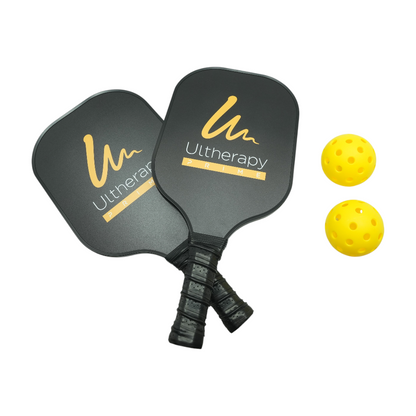 Black Pickleball Paddle Set