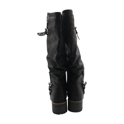 Black Knee-High Boots