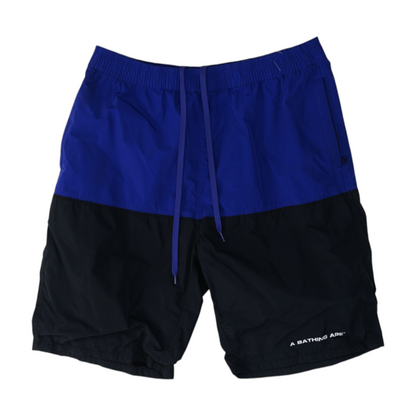 Purple Color Block Active Shorts