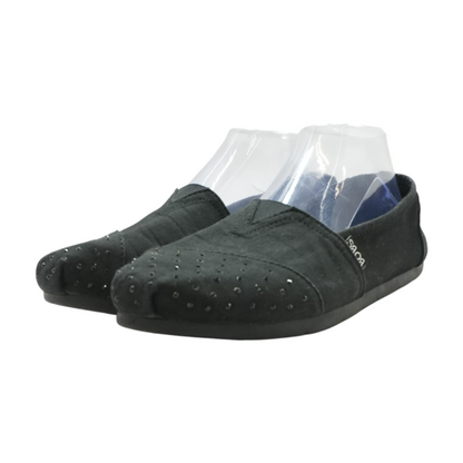 Black Slip-On Flats