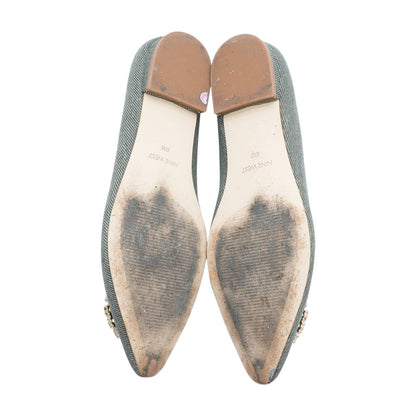 Green Ballet Flats