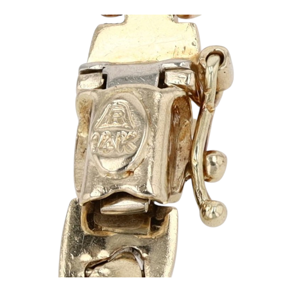 14K Yellow Gold Chain Bracelet