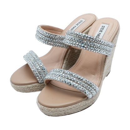 Silver Wedge Heels