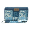Blue Wristlet Wallet