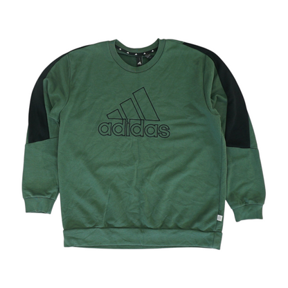 Green Solid Sweatshirt Pullover