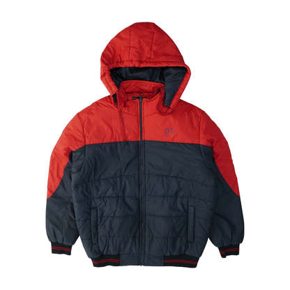 Navy Color Block Jacket