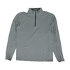 Gray Solid 1/4 Zip Pullover