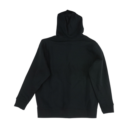Black Solid Hoodie Pullover