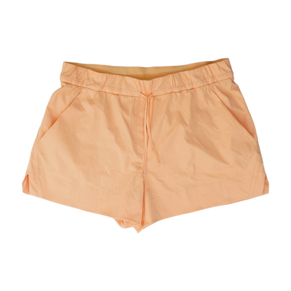 Orange Solid Active Shorts