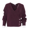 Vero Moda Burgundy Cardigan Sweater – Image 1
