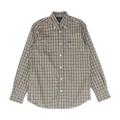 Multi Plaid Long Sleeve Button Down