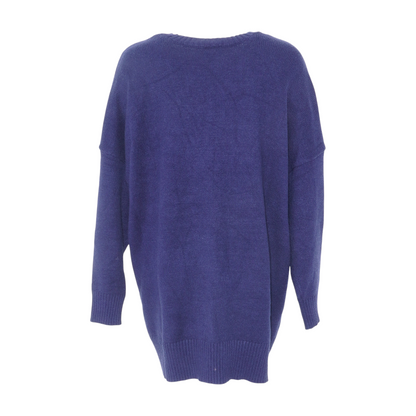 Navy Plus Cardigan Sweater