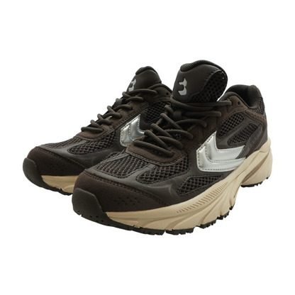 Brown Low-Top Athletic Shoes