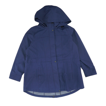 Blue Plus Solid Rain Jacket
