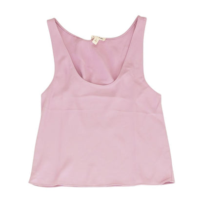 Purple Solid Sleeveless Blouse