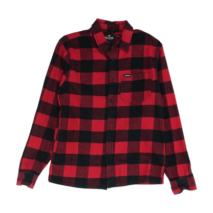 Red Plaid Flannel Button Down