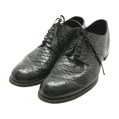 Black Leather Derby/oxford Dress Shoes