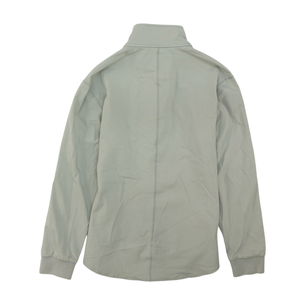 Gray Solid 1/4 Zip Pullover