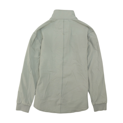 Gray Solid 1/4 Zip Pullover