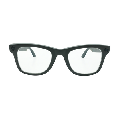 Black Wayfarer Smart Glasses